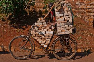 bricks on bicycle burnudi